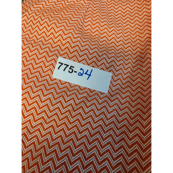 The Limited Mini Skirt Womens 12 Orange White Chevron Lined Career Office NWT - Picture 14 of 14